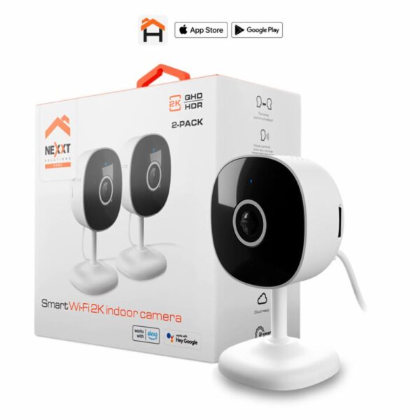 Cámaras De Vigilancia Inteligentes Fijas WiFi De interior Visión Día Y Noche NEXXT 2K FHD - Imagen 2