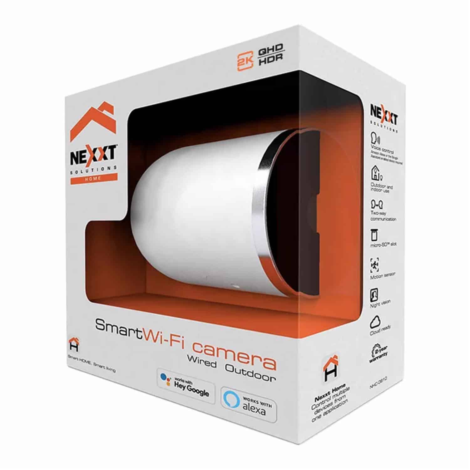 Cámara Wifi Para Exteriores Cableada NHC-O610 NEXXT Resolución 2K - Imagen 2