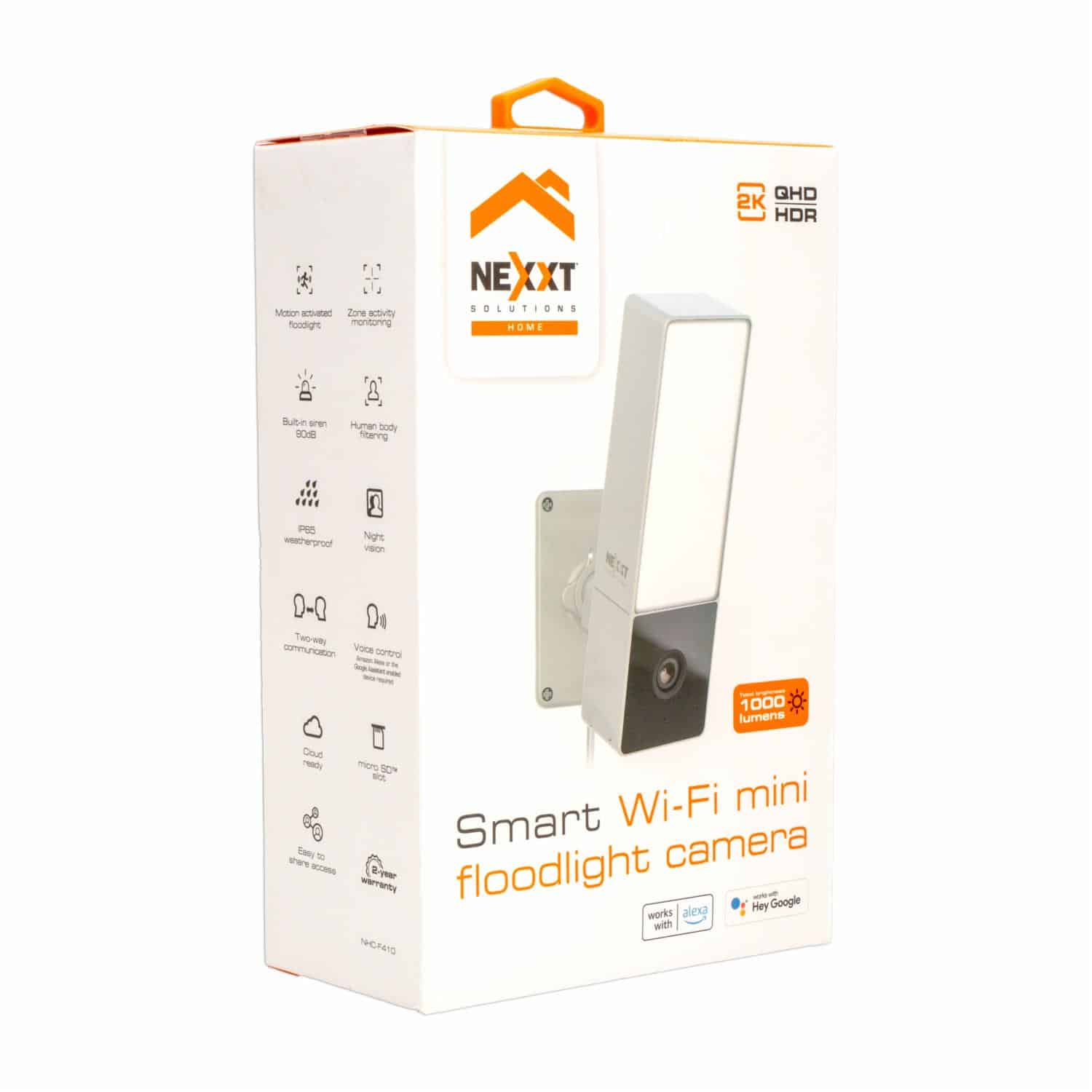 Cámara De Vigilancia Smart Exterior Con Luz 2K Sirena Integrada NEXXT 2K - Imagen 3