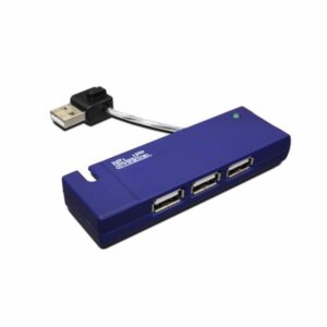 Hub 4 Puertos Portable USB 2.0 Azul KLIPXTREME Unidad