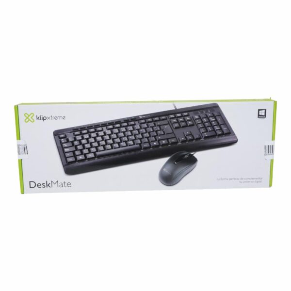 Teclado Con Mouse KCK-251S KLIP Con Cable - Imagen 4