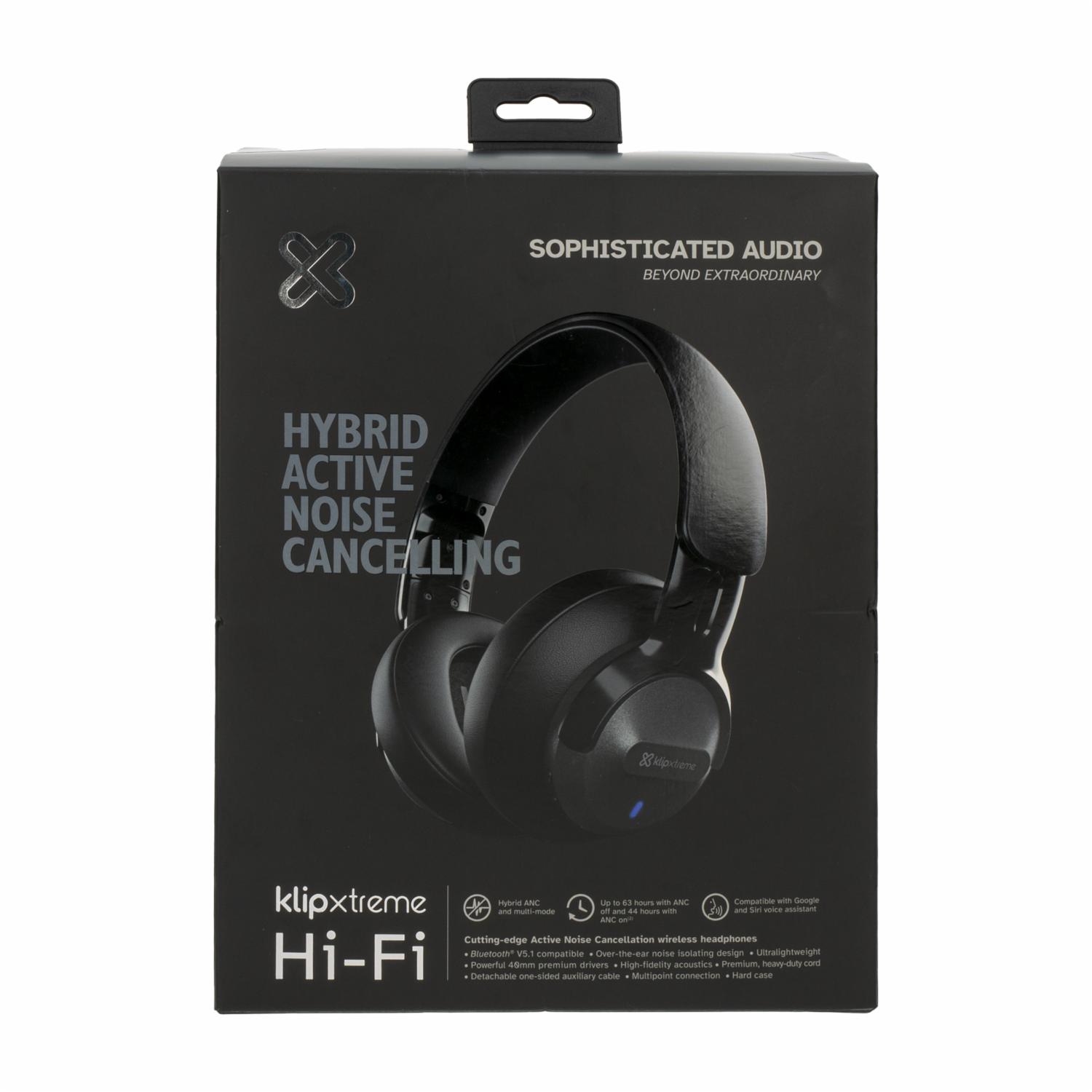 Audífonos BT Con Cancelación De Ruido Híbrido KLIPXTREME Inalámbrico