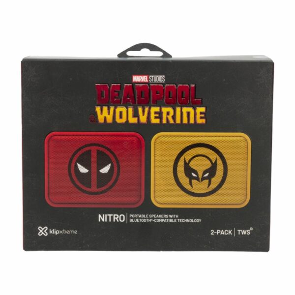 Parlante KBS-025MD-2PK KLIPXTREME Deadpool Y Wolverine - Imagen 2