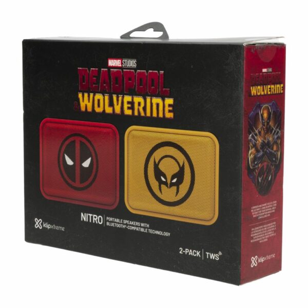Parlante KBS-025MD-2PK KLIPXTREME Deadpool Y Wolverine - Imagen 3