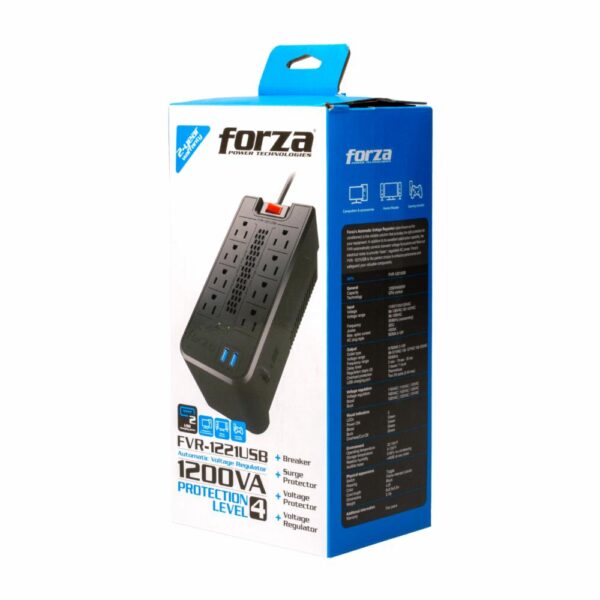 Regulador FVR-1221USB VOLT REG FORZA 120V - Imagen 5