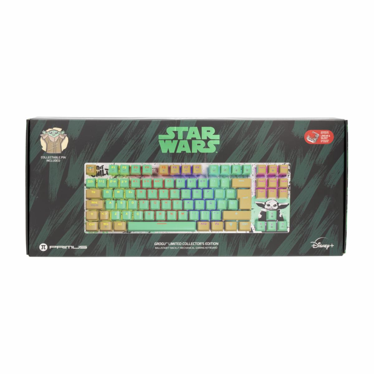 Teclado Gaming Grogu PKS-S080GRG-S PRIMUS Con Cable