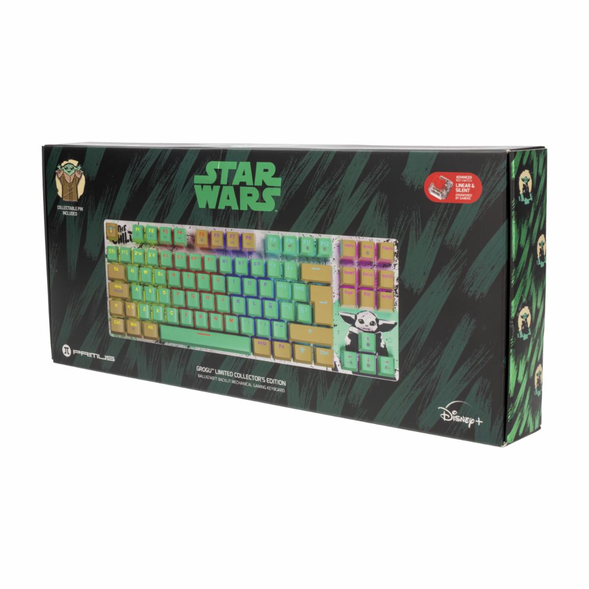 Teclado Gaming Grogu PKS-S080GRG-S PRIMUS Con Cable