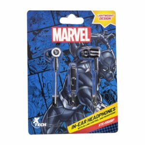Audífonos Black Panter Marvel MM004XTK73 XTECH Con Cable