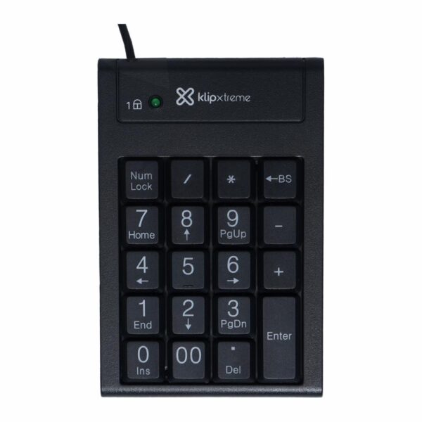 Teclado Numérico Abacus Usb 19 teclas KLIP Con Cable - Imagen 2