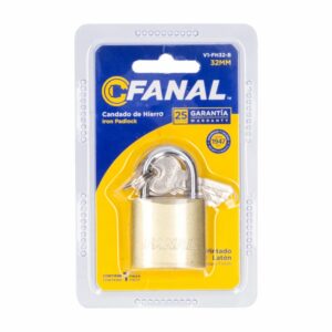Candado Plano Bronce FANAL 32 Milimetros