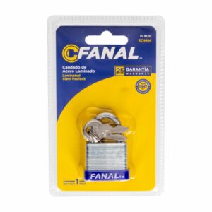 Candado De Acero Laminado FANAL 30 Milimetros