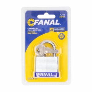 Candado De Acero Laminado FANAL 40 Milimetros