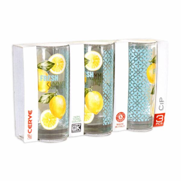 Vaso Jugo Fresh Summer Setx3 CERVE 365 cc - Imagen 2