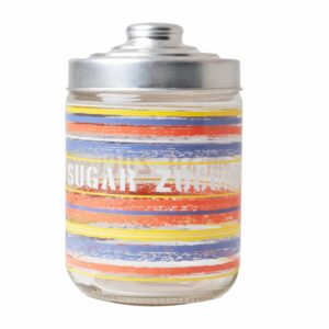 Frasco Para Azúcar Diseño Con Rayas CERVE 800Cc