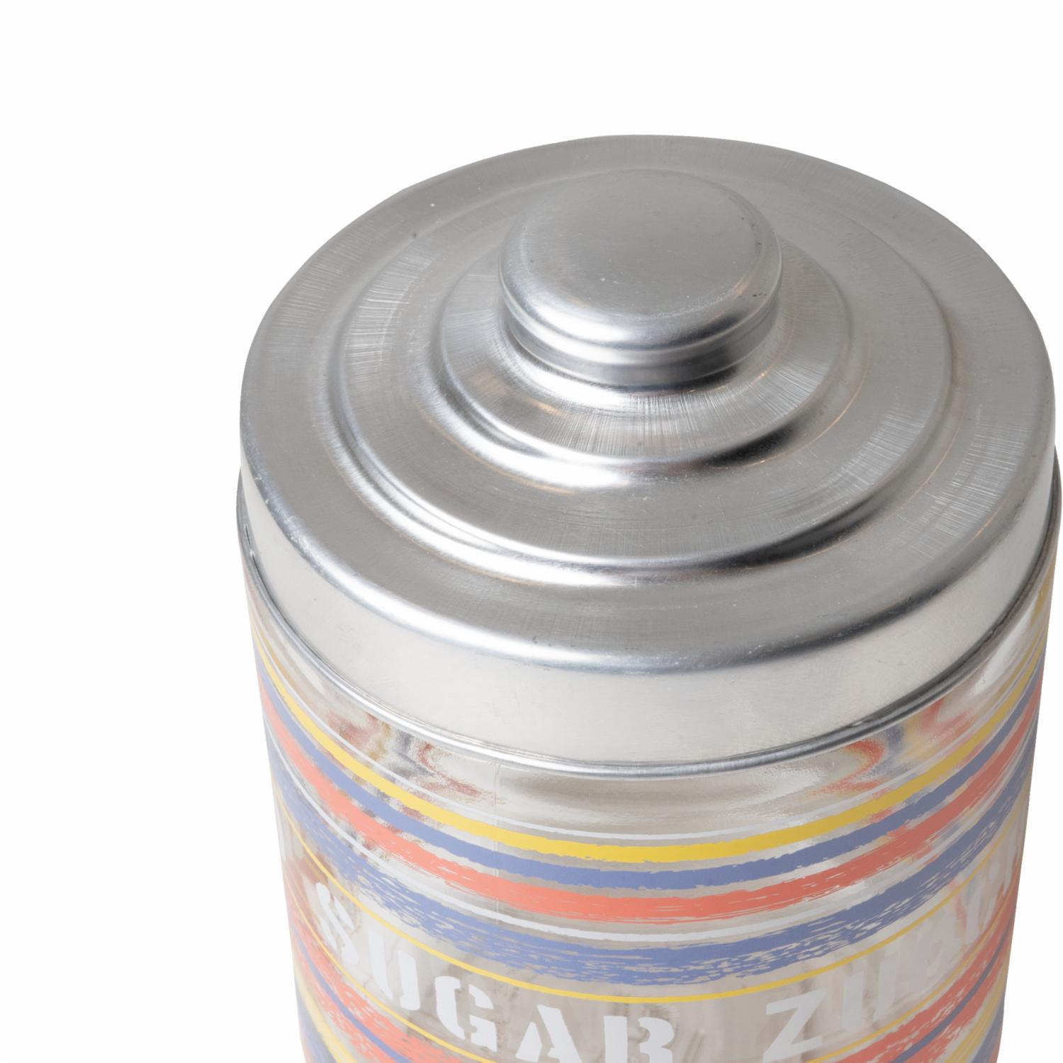 Frasco Para Azúcar Diseño Con Rayas CERVE 800Cc - Imagen 2