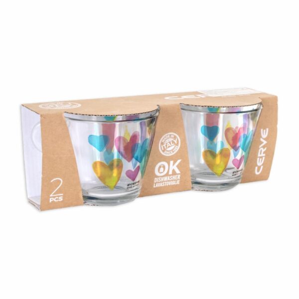 Taza Love Rainbow Setx2 CERVE 280 cc - Imagen 2