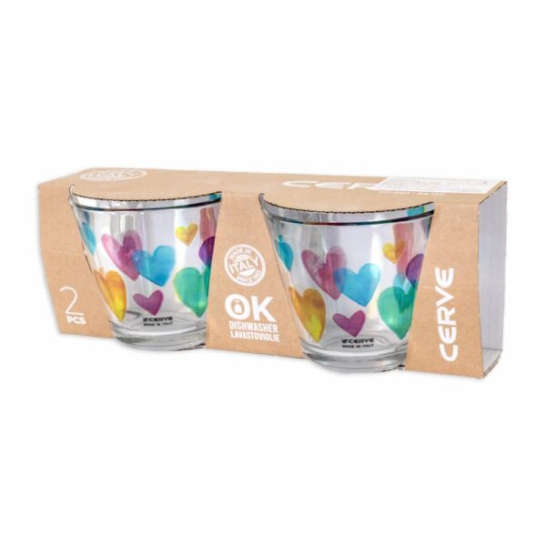 Taza Love Rainbow Setx2 CERVE 280 cc - Imagen 3