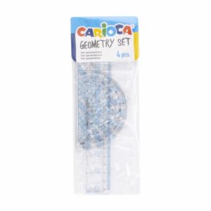Juego Geométrico Kit De Trazado CARIOCA X 4 Piezas