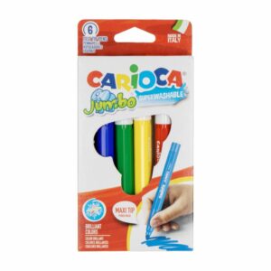 Lápices De Colores Caja Jumbo CARIOCA 1X6 Unidades