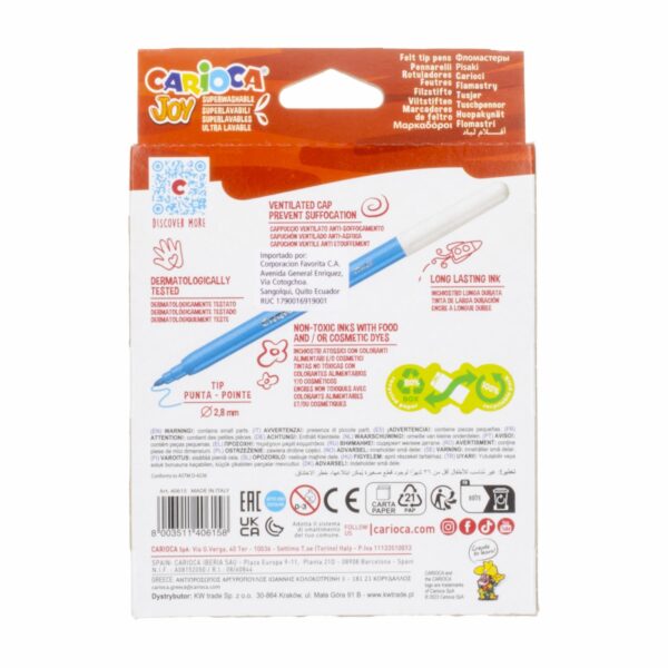 Marcadores Superlavables CARIOCA X 24 Uds - Imagen 2