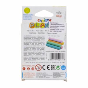 Plastilina Colores Pastel Surtida CARIOCA 6 Uds X 100G