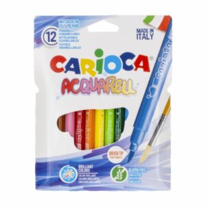 Marcadores Punta Pincel Acuarelables CARIOCA X 12 Uds