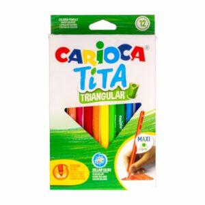 Lapices De Colores Lavables Jumbo CARIOCA X 12 Uds
