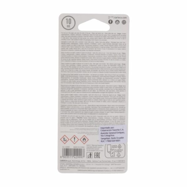 Corrector 2 En 1 Tipo Bolígrafo Y Pincel CARIOCA 1 X 10 ML - Imagen 2