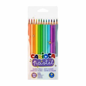 Lápices De Colores Pasteles CARIOCA 1 X12Unidades