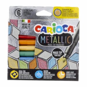 Marcadores Metalicos CARIOCA X 6 Uds
