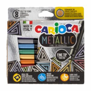 Marcadores Metalicos CARIOCA X 8 Uds