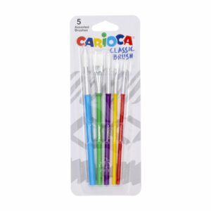 Pinceles Cepillo Clasico CARIOCA X 5 Uds