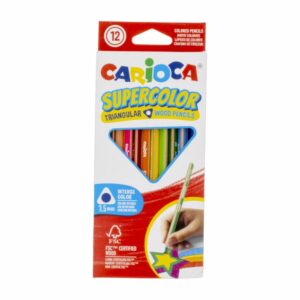Lapices De Colores Triangular CARIOCA X 12 Uds