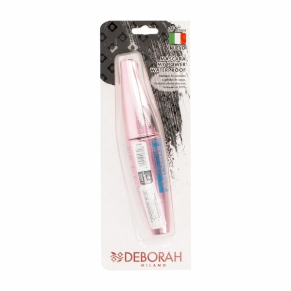 Máscara De Pestañas My Power Volume Waterproof Negro DEBORAH 14 Ml