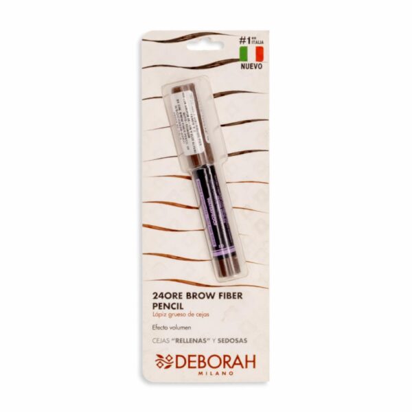 Lápiz De Cejas 24 Ore Brow Fiber 02 DEBORAH 1,50 G