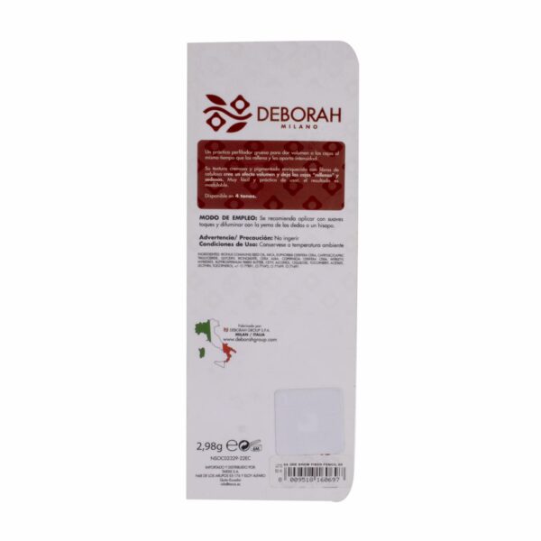 Lápiz De Cejas 24 Ore Brow Fiber 03 DEBORAH MILANO 1,50 G - Imagen 2