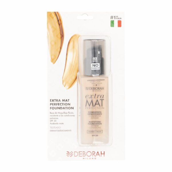 Maquillaje Extra Mat Perfection Beige DEBORAH 30 Ml