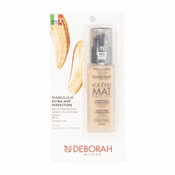 Maquillaje Extra Mat Perfection Sand DEBORAH 30 Ml