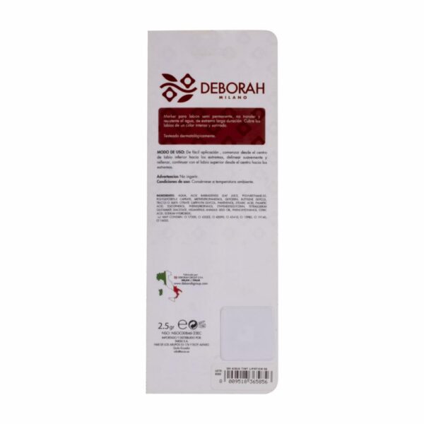Tinta Para Labios Aqua Rosse 02 DEBORAH 2,5 G - Imagen 2