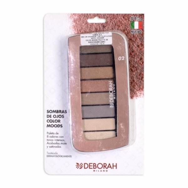 Paleta De Sombras Color Moods Daylight 02 DEBORAH 8 G
