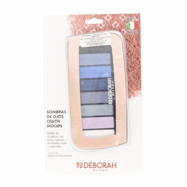 Paleta De Sombras Color Moods Moonlight 04 DEBORAH 8 G