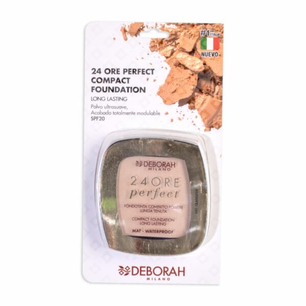 Polvo Compacto 24 Ore Perfect Long Lasting 02 DEBORAH 9 G