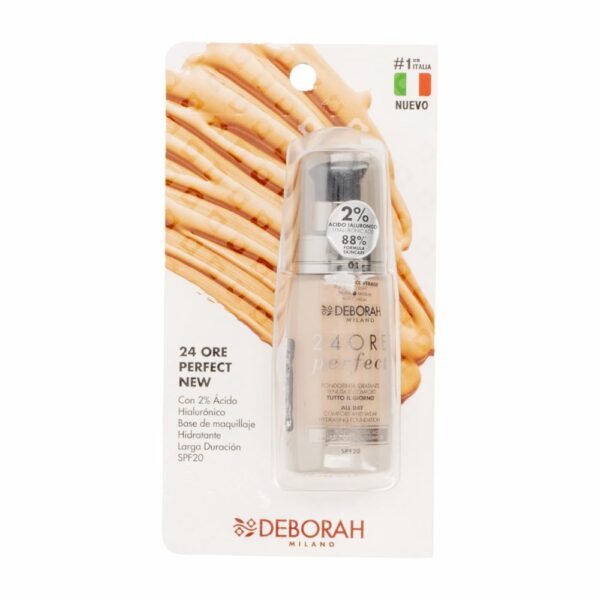 Base De Maquillaje 24 Ore Perfect New 01 DEBORAH 30 Ml