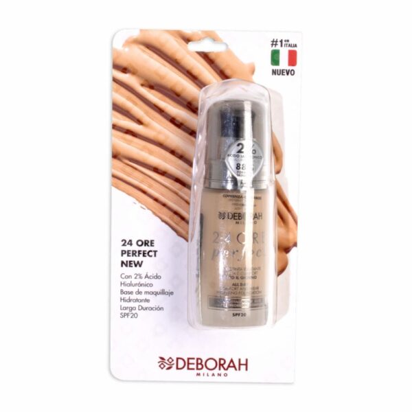 Base De Maquillaje 24 Ore Perfect New 02 DEBORAH 30 Ml