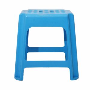 Banco Cuadrado Grande Blanco DEMARK Plástico