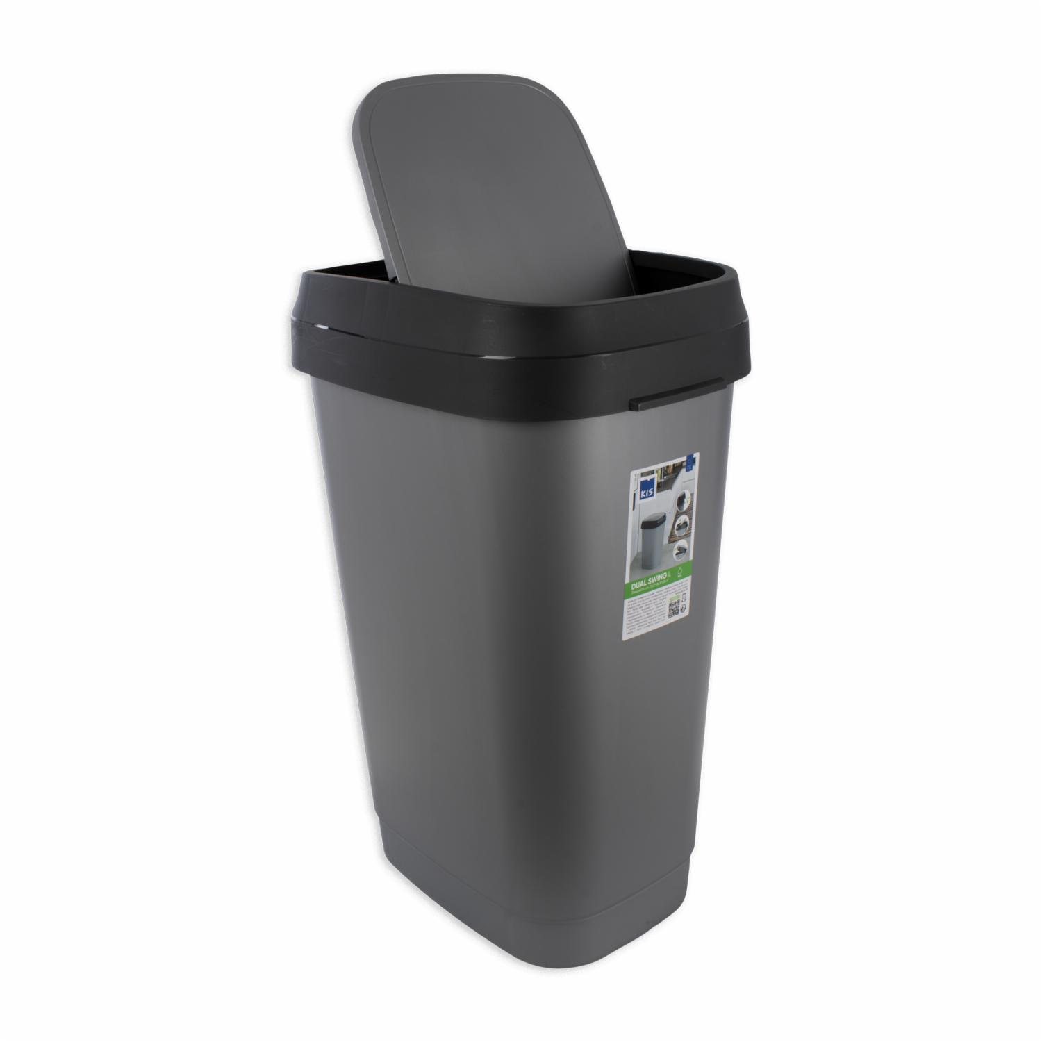 Papelera Vaivén Blanco Dual Swing Bin KIS Large - Imagen 3