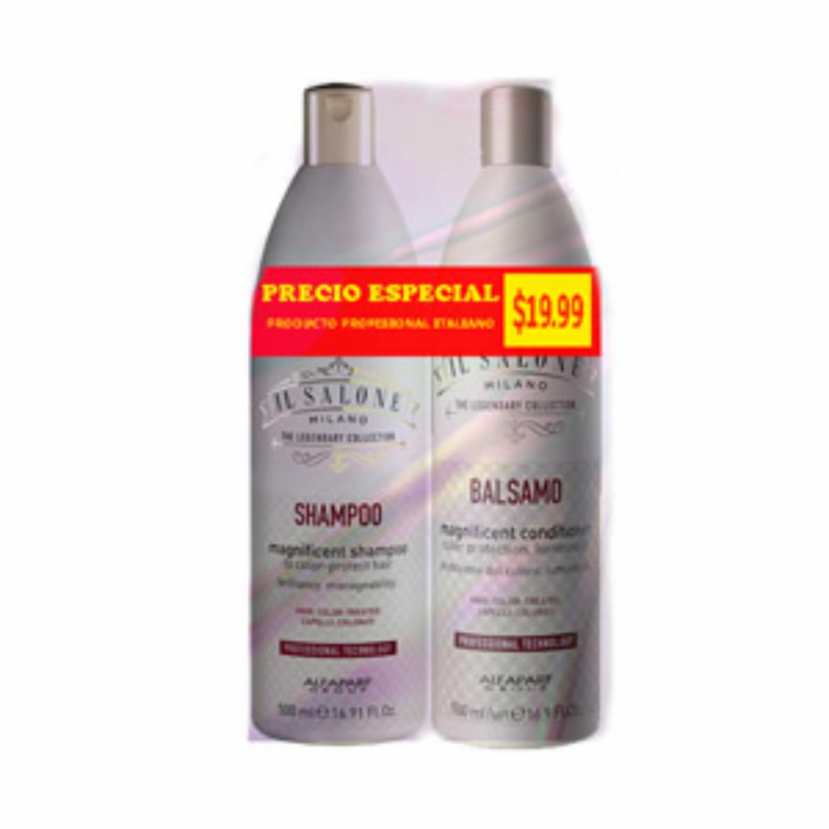 Shampoo Y Acondicionador Magnificent IL SALONE MILANO Pack X2 500 Ml