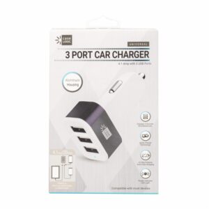 Cargador De Auto 3 USB BYTECH 4.1 Amp