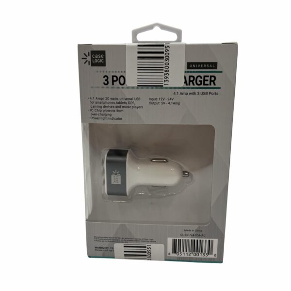 Cargador De Auto 3 USB BYTECH 4.1 Amp - Imagen 3