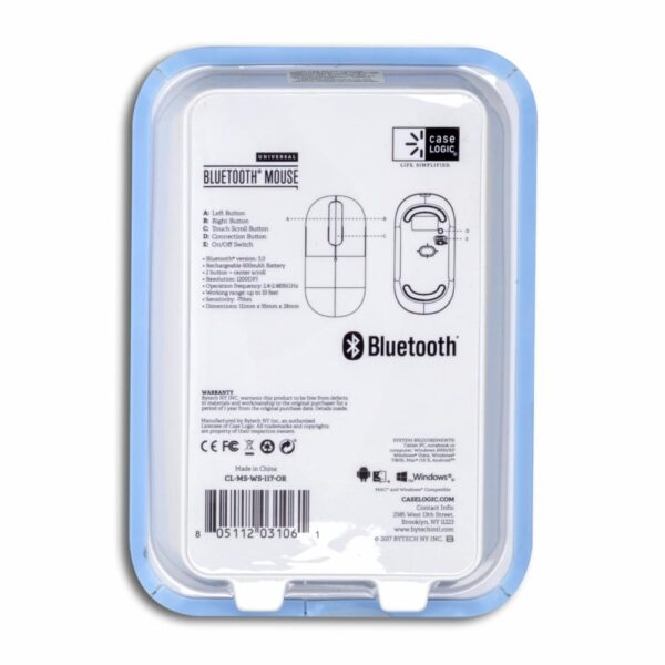 Mouse Recargable Amarillo BYTECH Bluetooth - Imagen 2